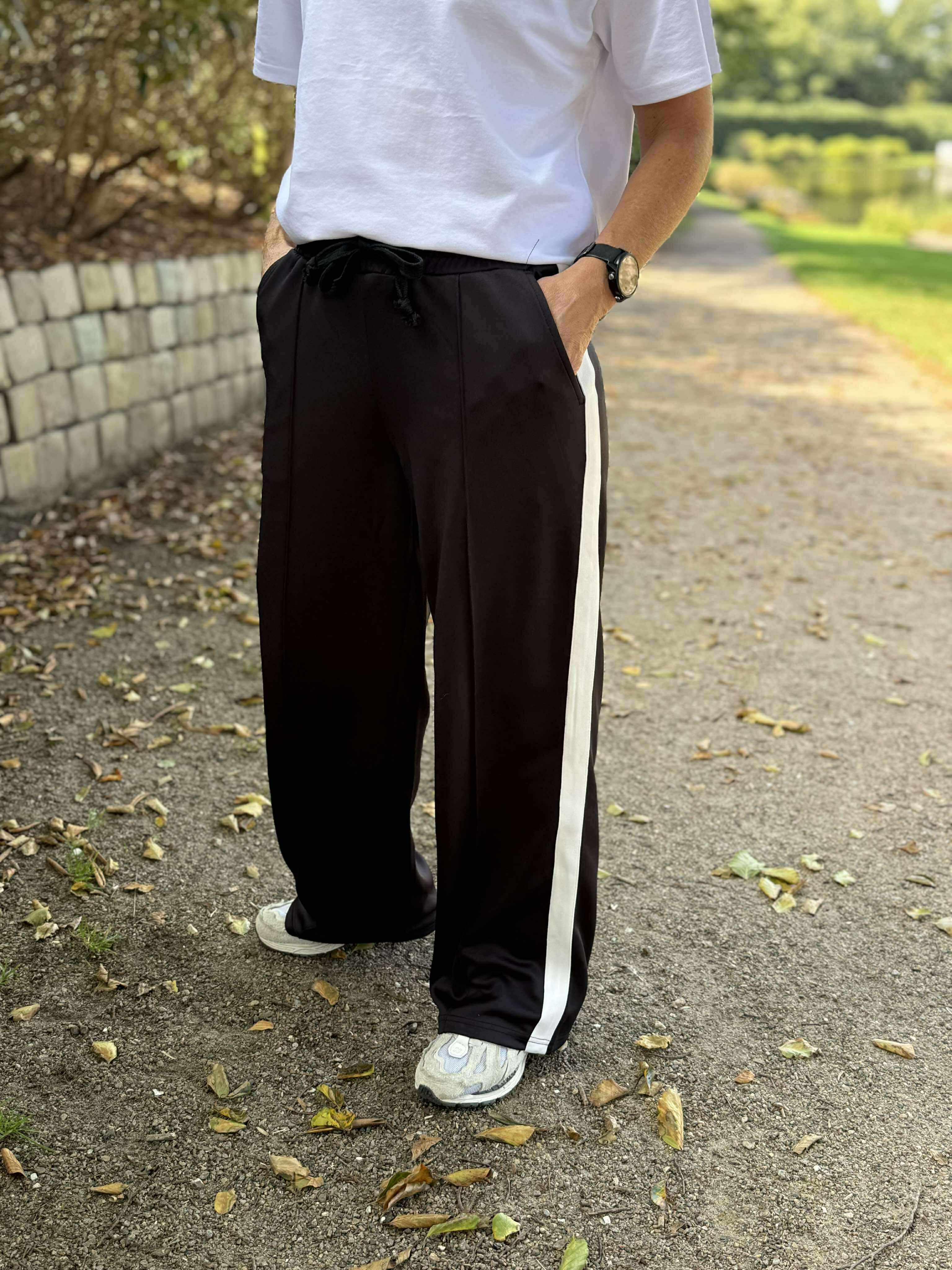 NMRIBBON Track Pants - Black